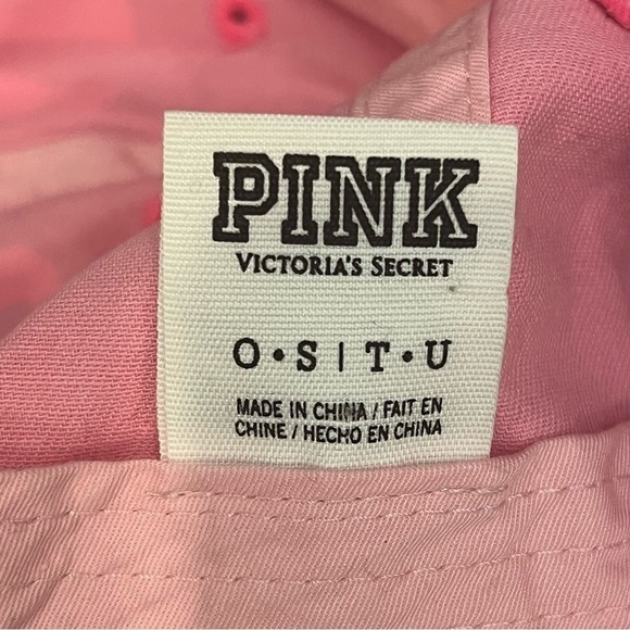 PINK Victoria’s Secret graphic signature trucker hat, adjustable,bubble gum pink - Picture 7 of 9